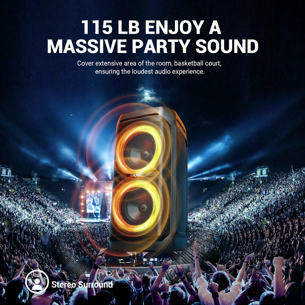 W King Portable Bluetooth Speaker — product image 2