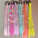 Colorful Girls Ponytail Headbands For Kids Hair Accessories