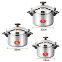 Pressure Cooker Safe Aluminum for Fast Cooking 3L 4L 5L