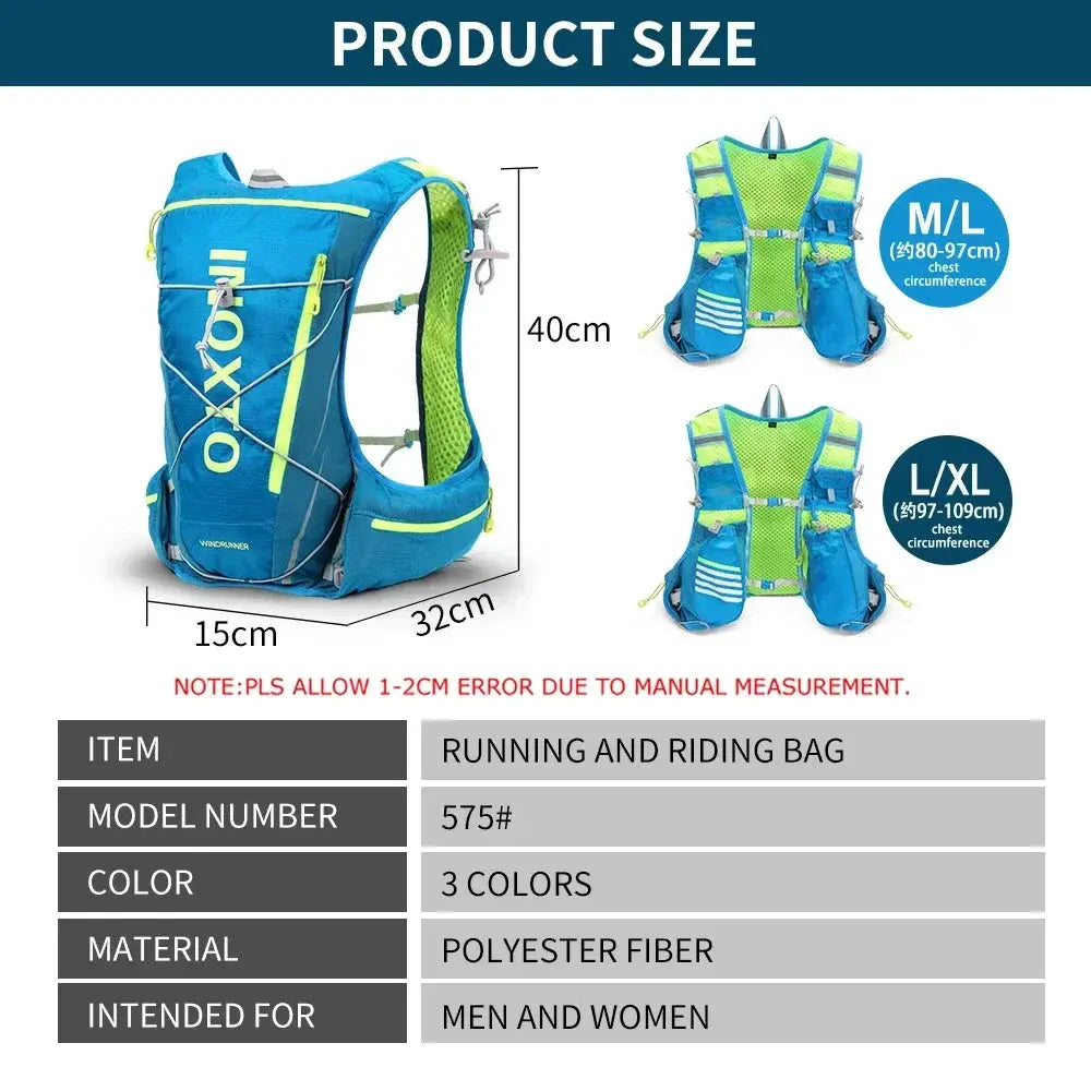 8L Hydration Running Backpack Vest For Cycling And Hiking