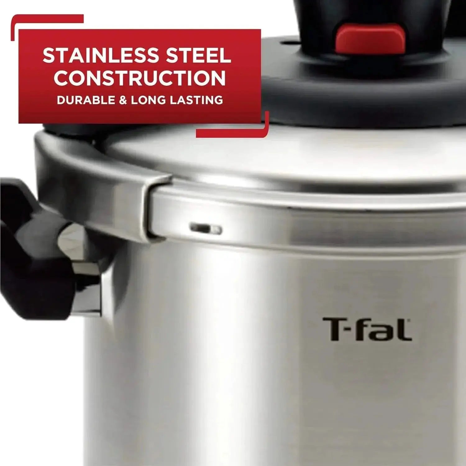 Stainless Steel Pressure Cooker Induction 6.3 Quart