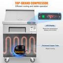 SucceBuy Commercial Refrigerator Sandwich Salad