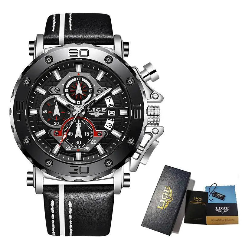 Reliable Timing Chronograph Watch for Pros — Silver blue S
