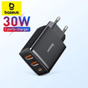 Baseus USB Charger Fast Charging Hub for iPhone Samsung Devices