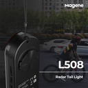 Magene Radar Bike Tail Light L508 Rear Brake Sensing Waterproof LED Taillight