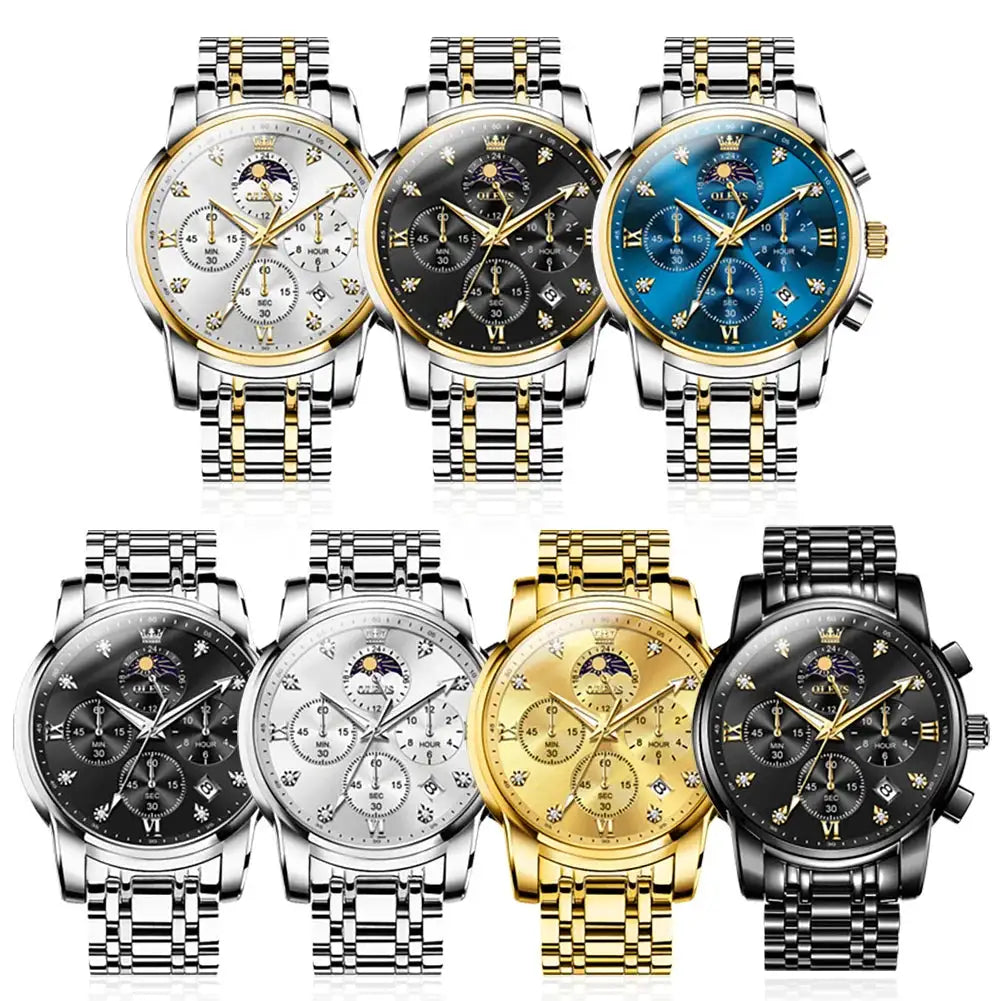 Olevs Premium Steel Quartz Watch — product image 8