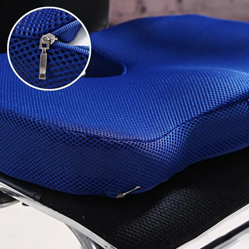 Ergonomic Memory Foam U Shaped Seat Cushion For Pain Relief