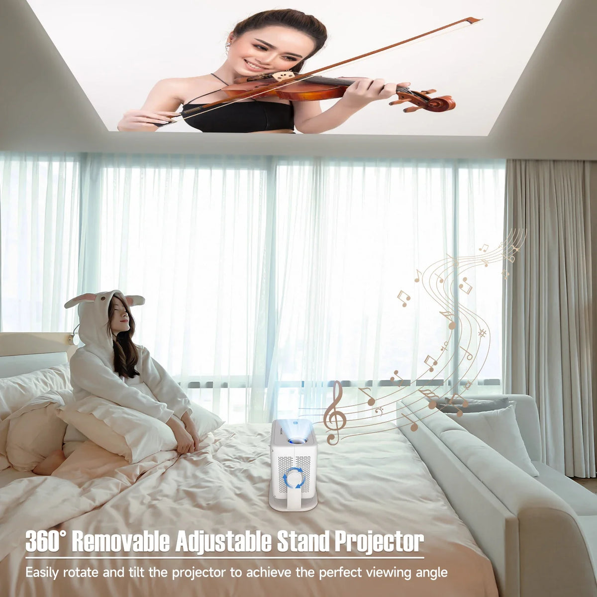 Magcubic Native Projector Projector With Auto Keystone Correction — product view 3