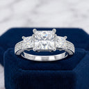 Princess Cut Moissanite Ring