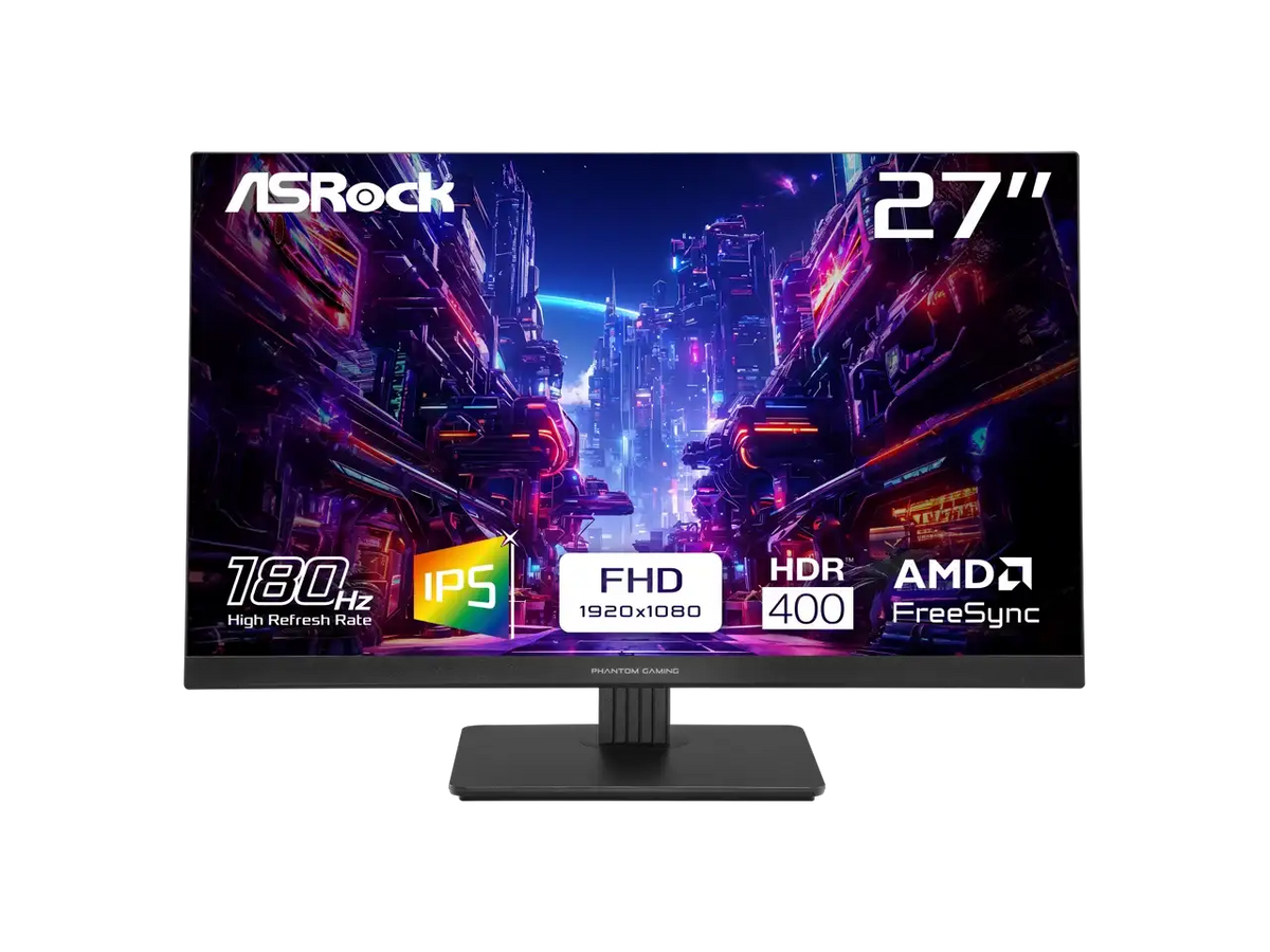 ASRock Phantom Gaming " Full HD IPS with AMD FreeSync Computer — product view 1