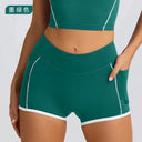 Sports Set Women Yoga Running Vest Shorts Bra High