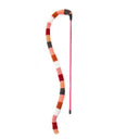 Feather Cat Teaser Wand: Interactive Caterpillar Toy for Cats