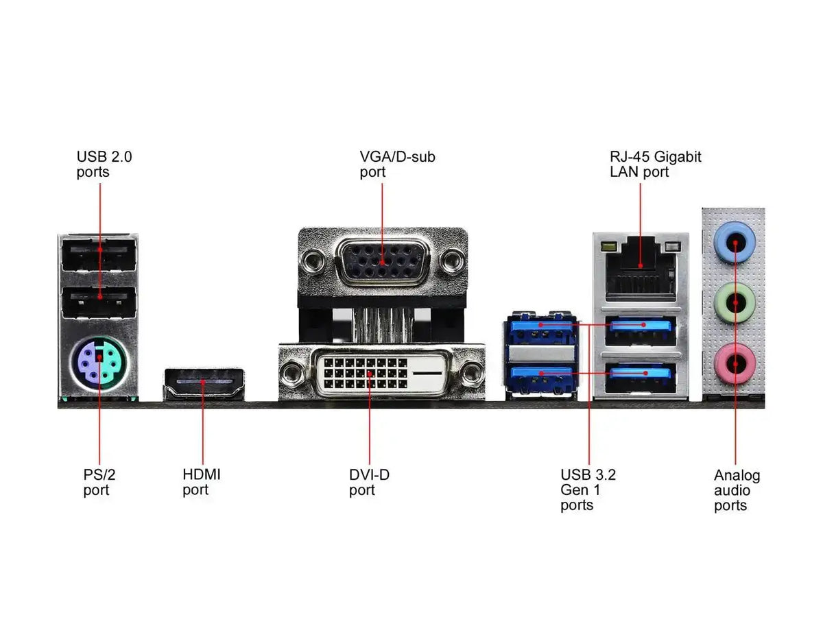 ASRock B550M-HDV AM4 Micro ATX AMD Motherboard