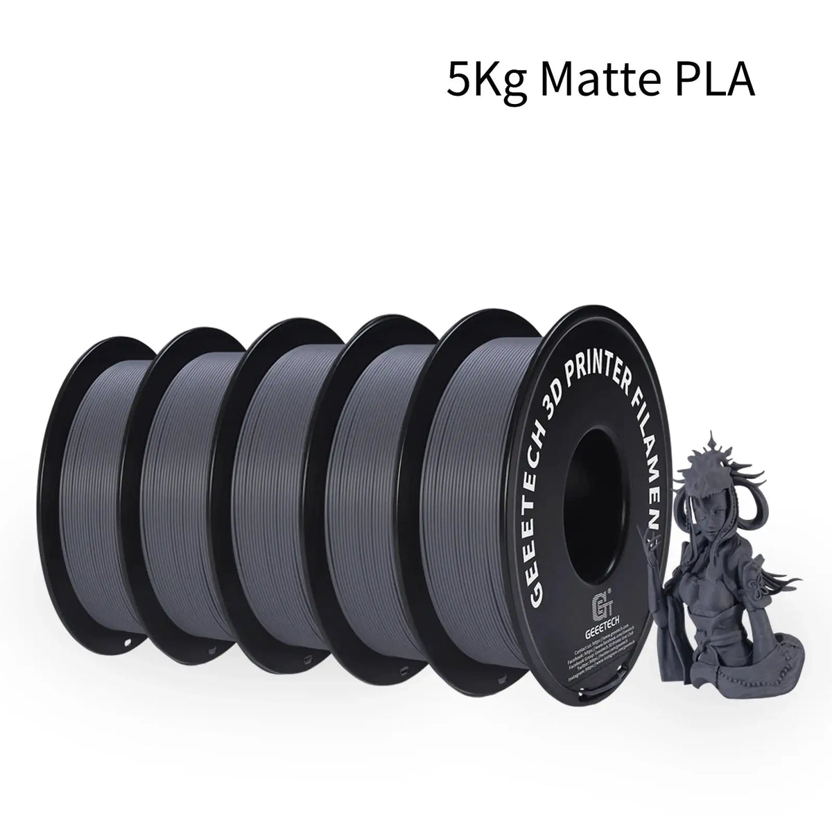 Matte PLA Filament Spool — product view 10