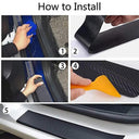 3D Carbon Fiber Car Protection Film Scratch Resistant Seal