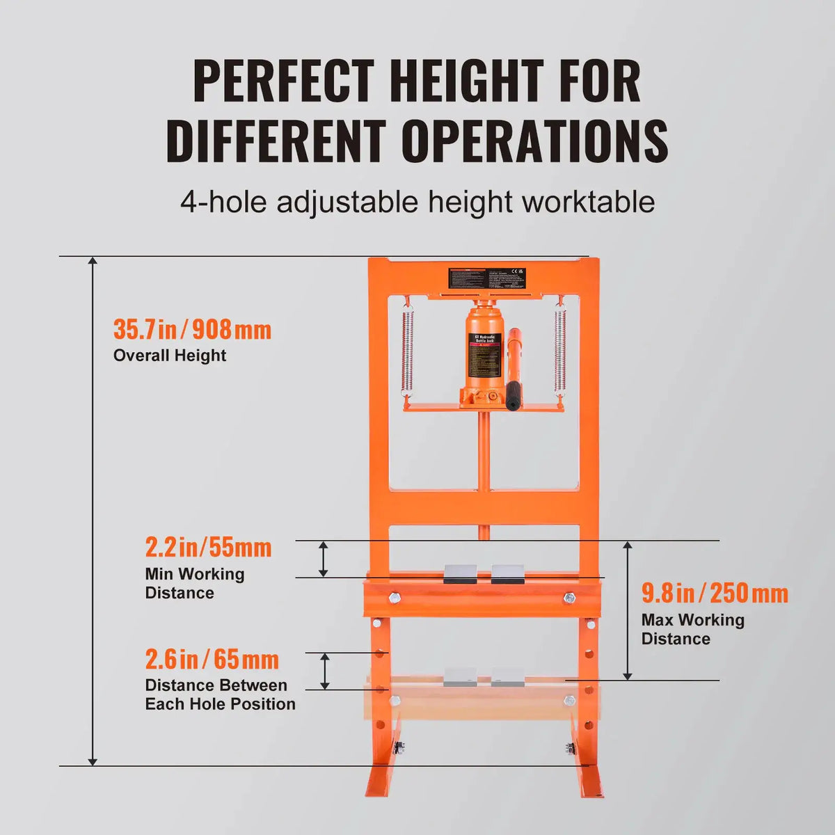 Heavy Duty Hydraulic H Frame Press — product image 4