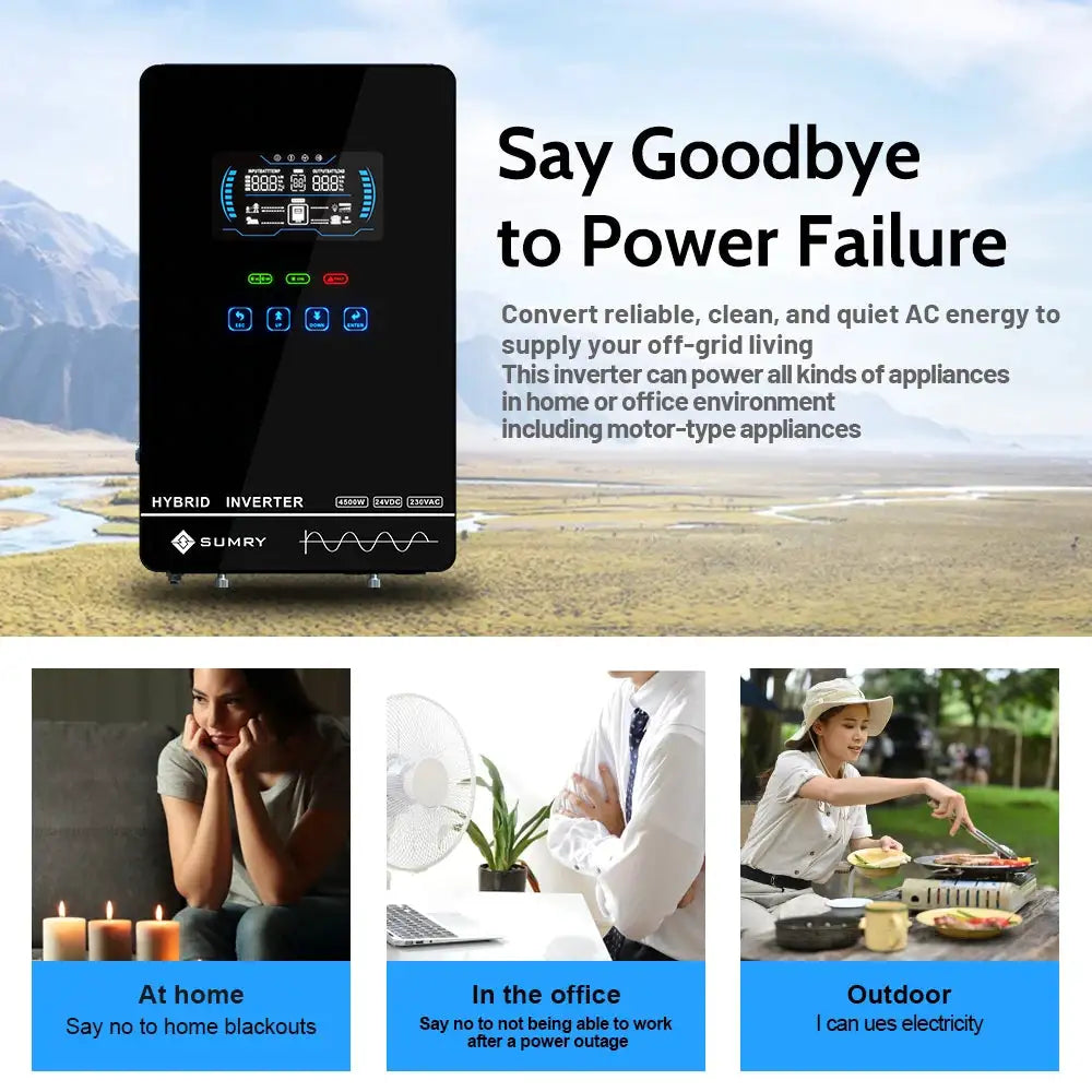 Sumry Hybrid Solar Inverter for Backup Power — product view 5