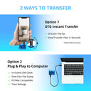 Mini Blue Keychain Camera, HD & Video Camera with Card