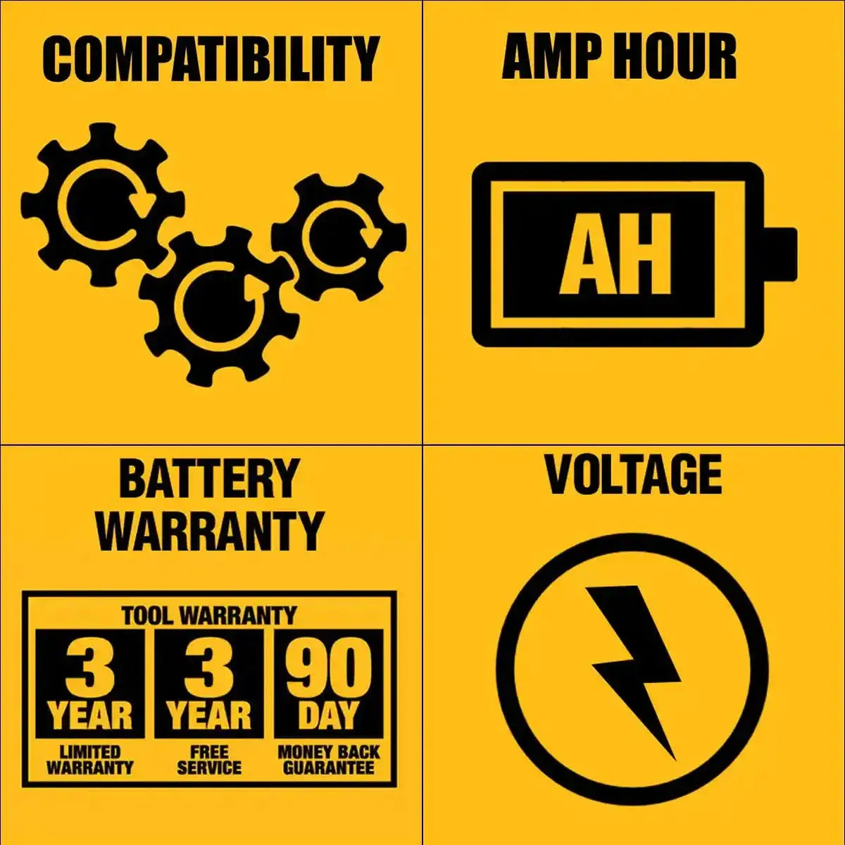 High-Performance 20V-60V 9.0Ah Li-Ion Tool Battery Pack