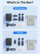 Wireless Lavalier Mic for Vloggers Pro