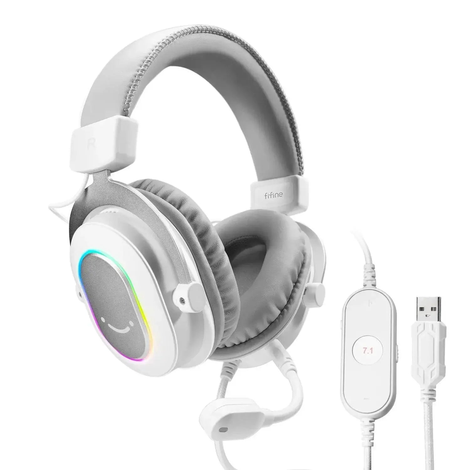 RGB Gaming Headset Immersive Sound And Stylish Lighting