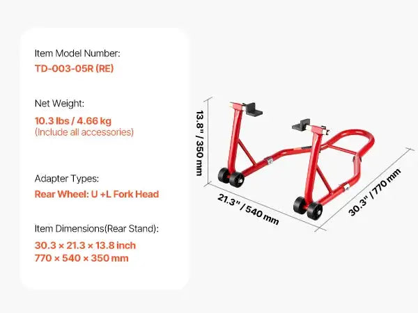 Steel Motorcycle Lift Stand — product image 7
