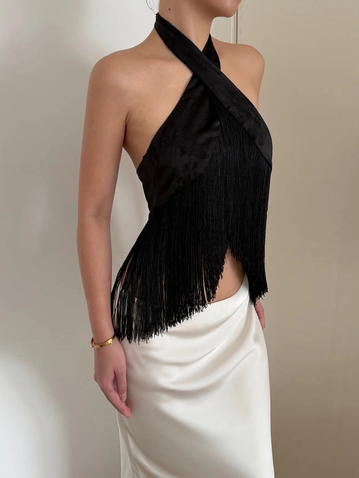 NIBBER Backless Casual Shirt