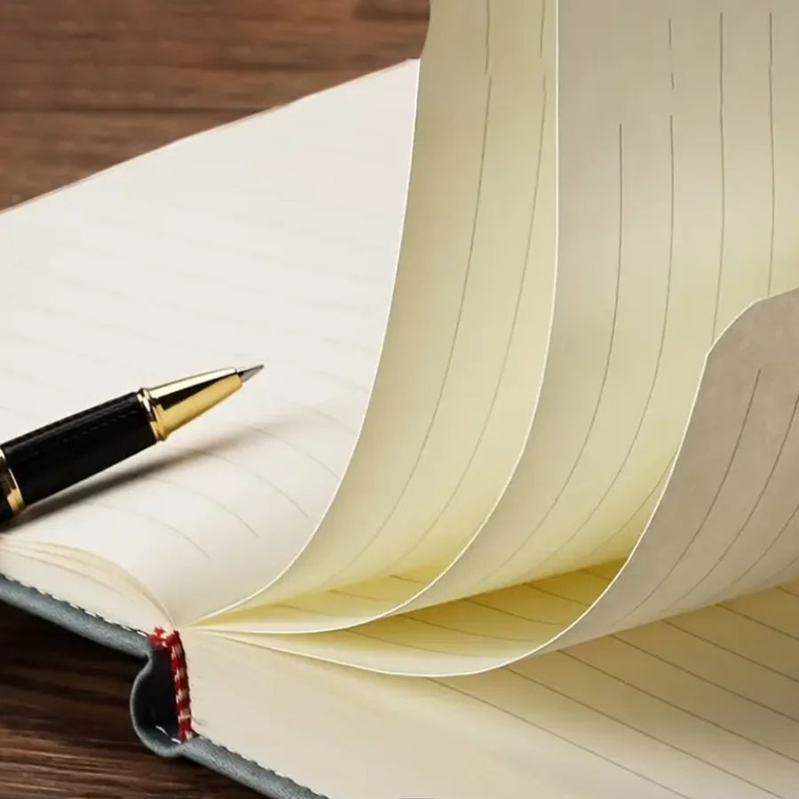 A5 Soft Leather Cover Notebook