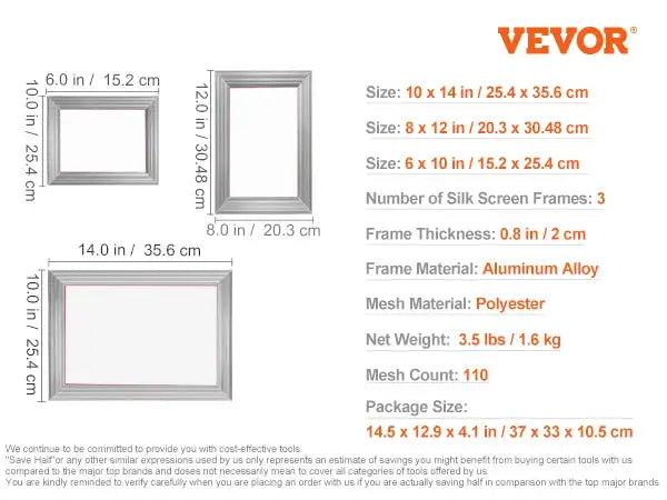 Aluminum Silk Screen Printing Frame — product view 7