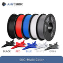 5KG ANYCUBIC PLA Filament 1.75mm Eco-friendly For FDM 3D Printer 3D Printing Material Failment For Kobra S1C K3C EU US Warehouse