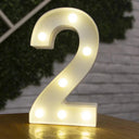 Battery-Operated LED Alphabet Lights for Home and Party Decor