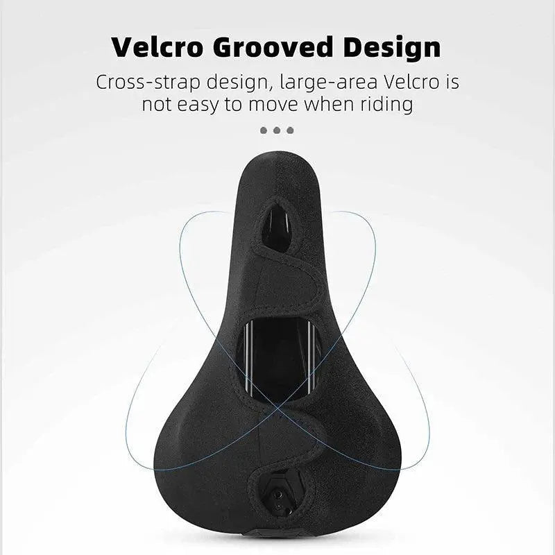 Gel Bicycle Seat Cover With Waterdrop Pattern For Comfort