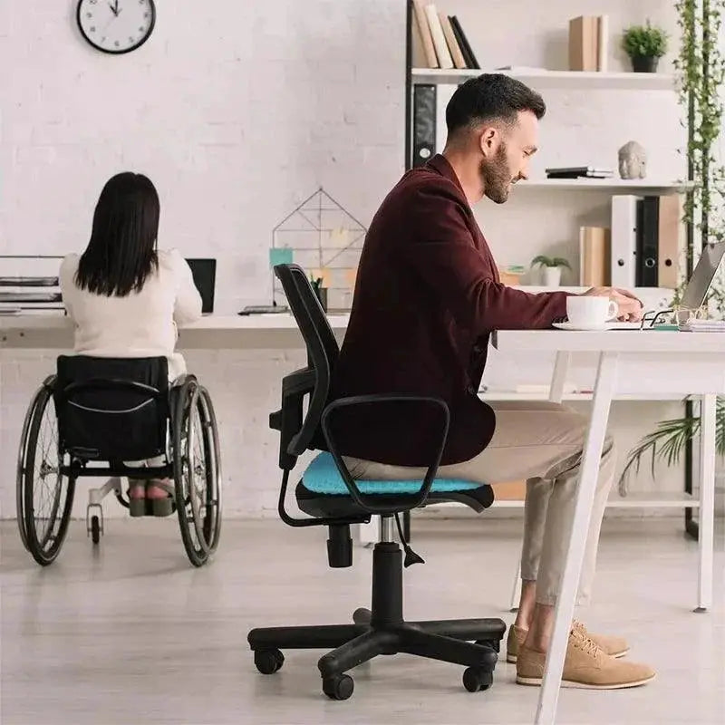 Cooling Honeycomb Memory Foam Gel Seat Cushion For Office