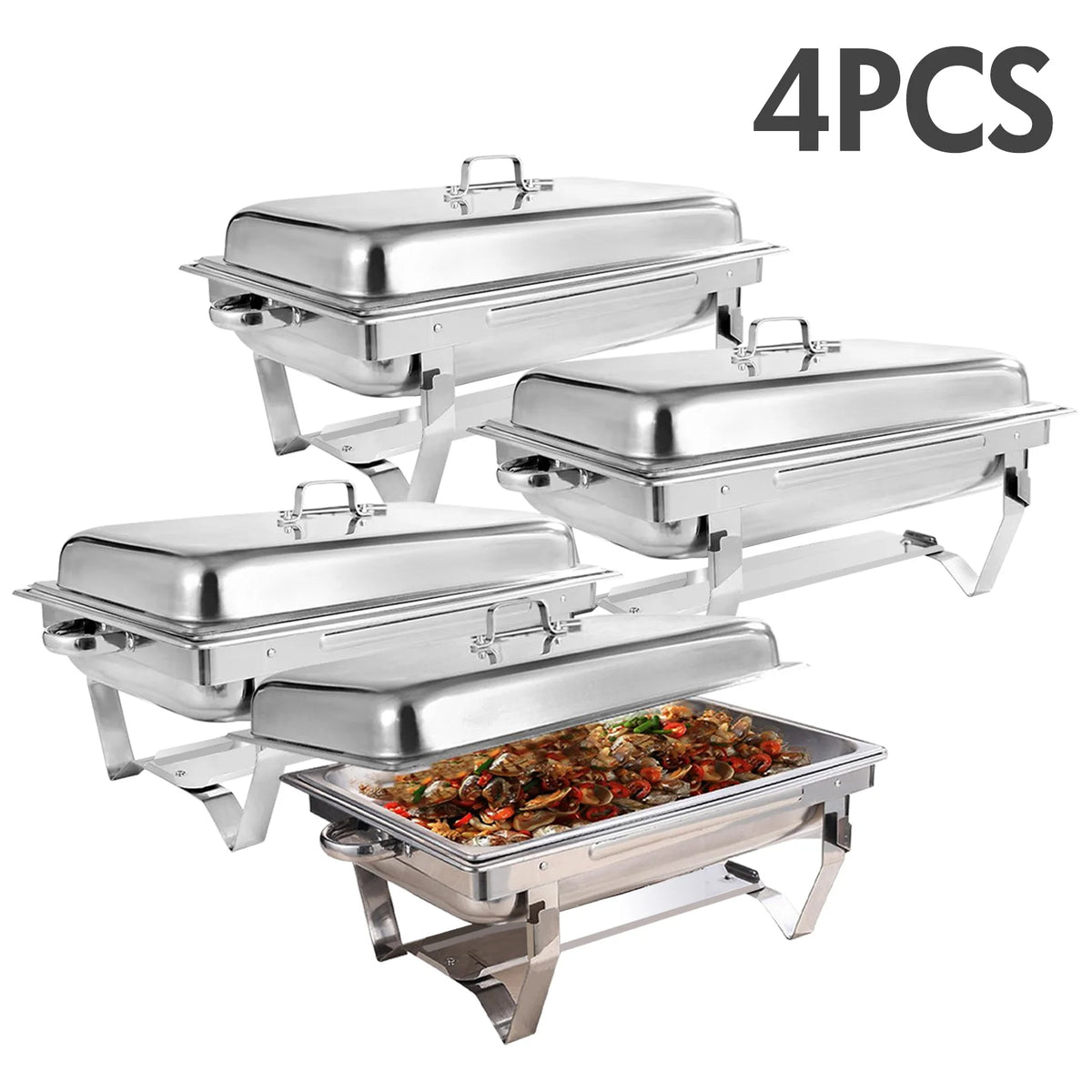 Chafing Dish Buffet Set Stainless Steel Restaurant Catering — product view 8