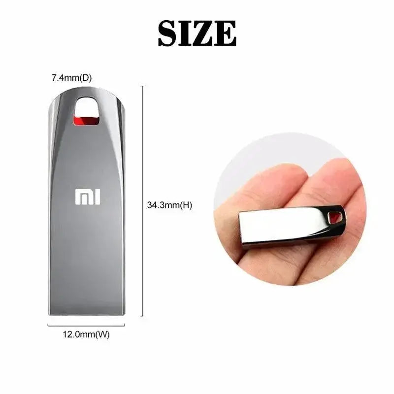 2TB Metal USB 3.0 Flash Drive High Speed Pendrive Portable