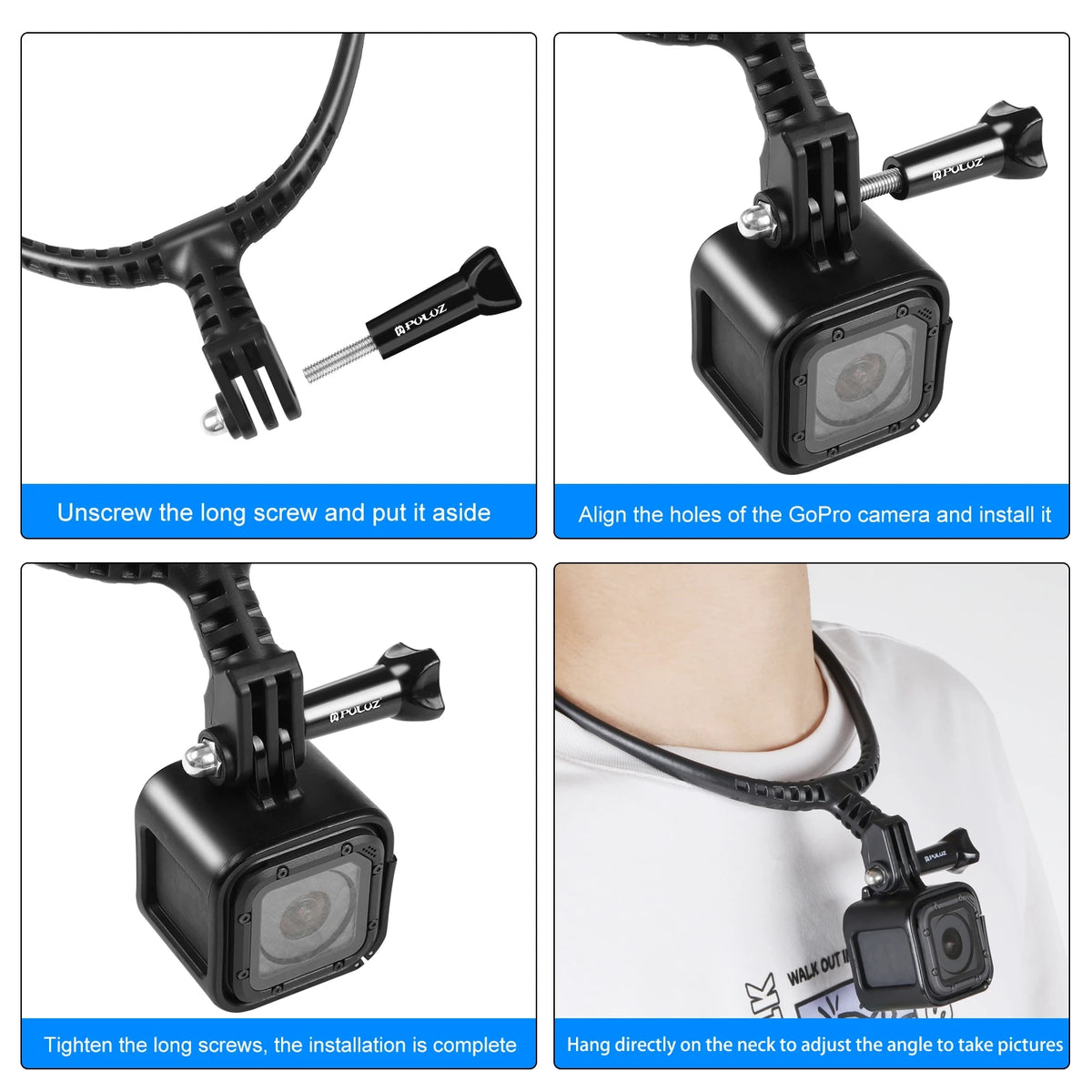 Puluz Lazy Adjustable Neck Bracket