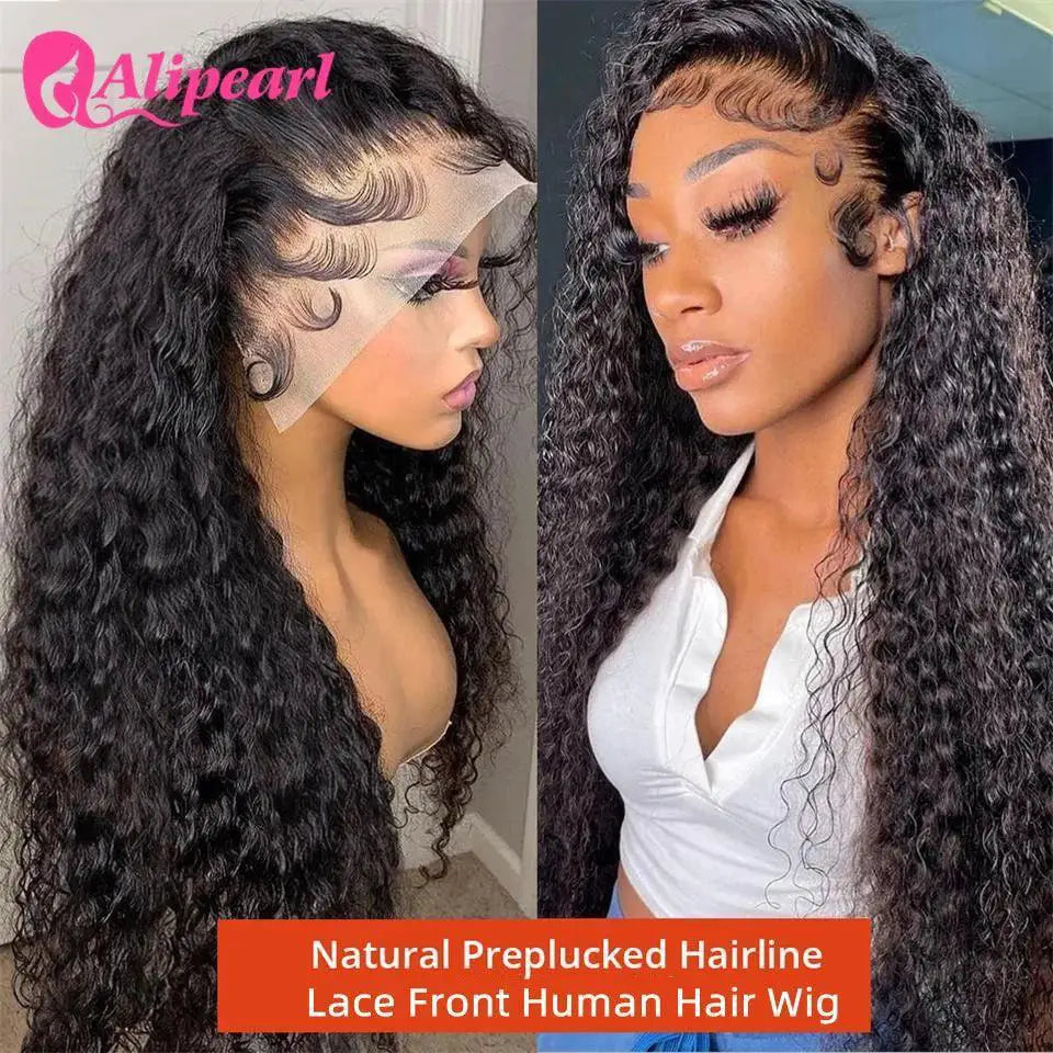 Kinky Curly Lace Front Wig Brazilian Remy Hairpiece