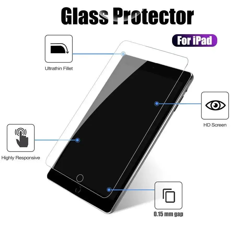 Ipad Tempered Glass Screen Protector 2 Pack Ultra Durable