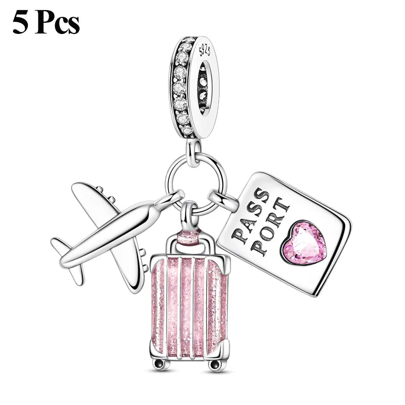 Pcs Lot Sterling Silver Pink