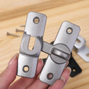 Cabinet Locks - Durable Aluminum Hook Latch Bolt