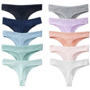 Sedona's Striped Cotton Panties Stylish Comfort Set 10PCS