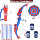 Kids LED Bow and Arrow Suction Set