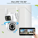 Clear 4K Outdoor PTZ Camera for Homes
