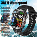 Military GPS Tracker Smart Watch Men IP68 5ATM