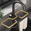 Aluminum Sink Caddy: Space-Saving Kitchen and Bath Organizer