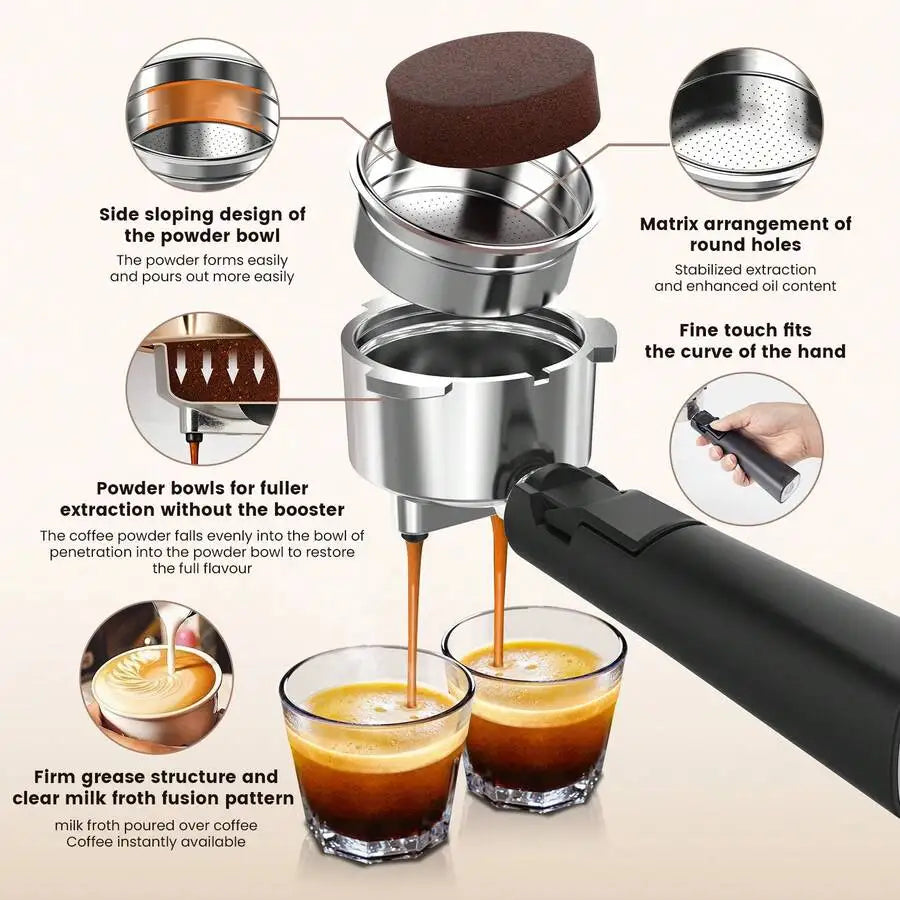 Espresso Machine High Pressure,Compact Espresso Machines — product view 6