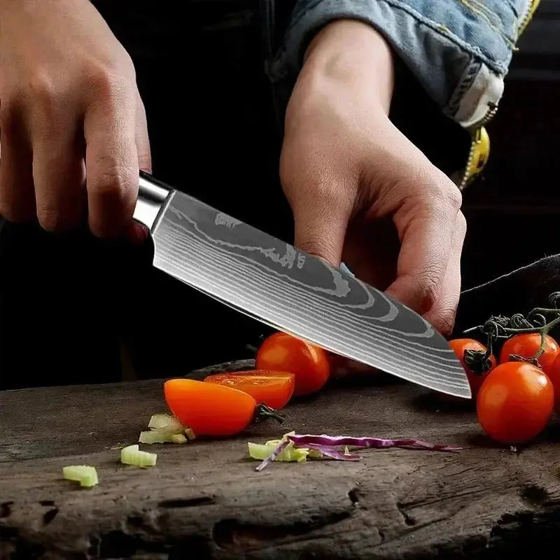 Premium Stainless Steel Chef Knife Set For Slicing Meat - OurLum.com