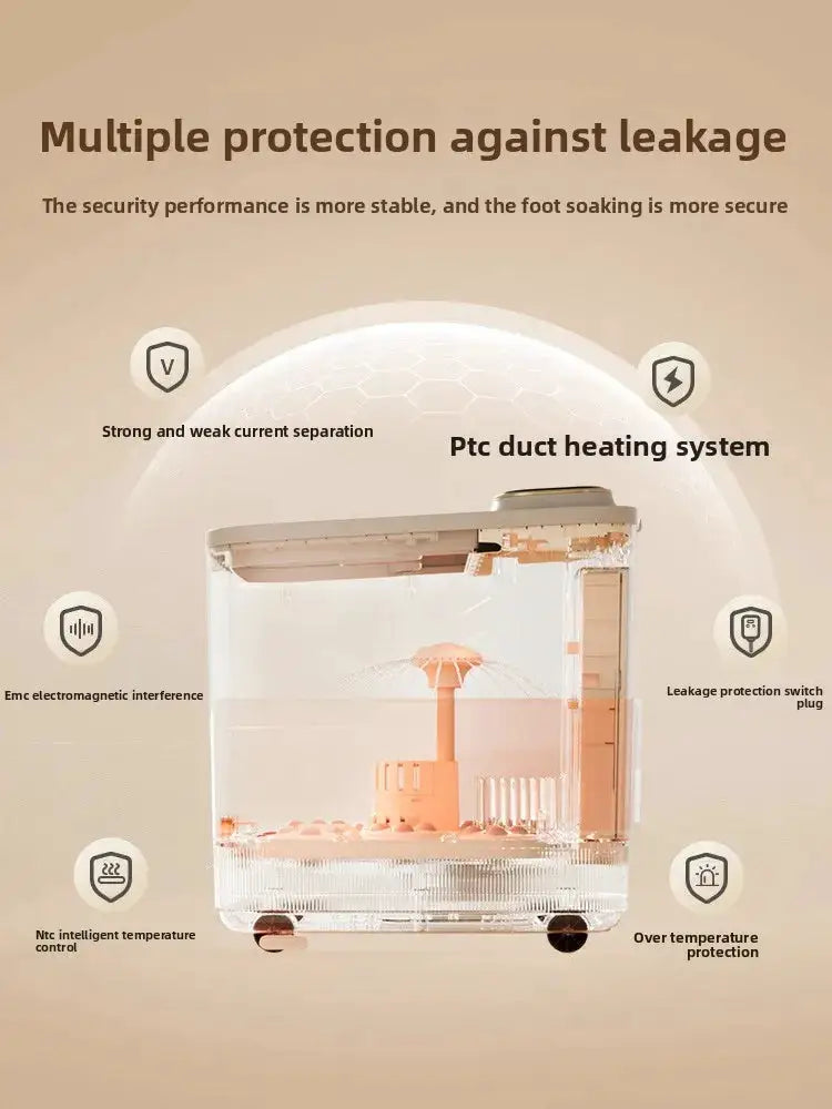 Fully Automatic Constant Temperature Heating Massage Foot Bath Bucket Household Holiday Gift