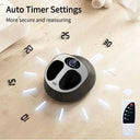 Electric Foot Massage Machine With Remote Control Shiatsu Kneading Warm Compress Home Office Airbag Full Wrapped Feet Massager