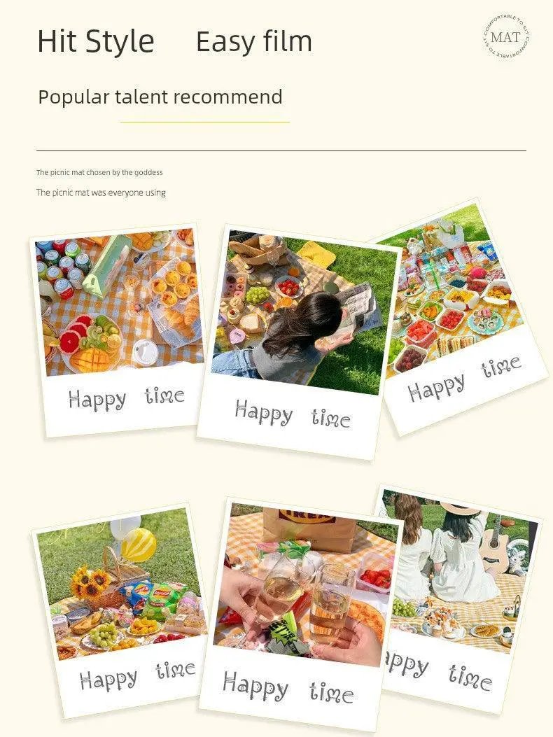 Waterproof Outdoor Picnic Blanket Thickened Portable Mat